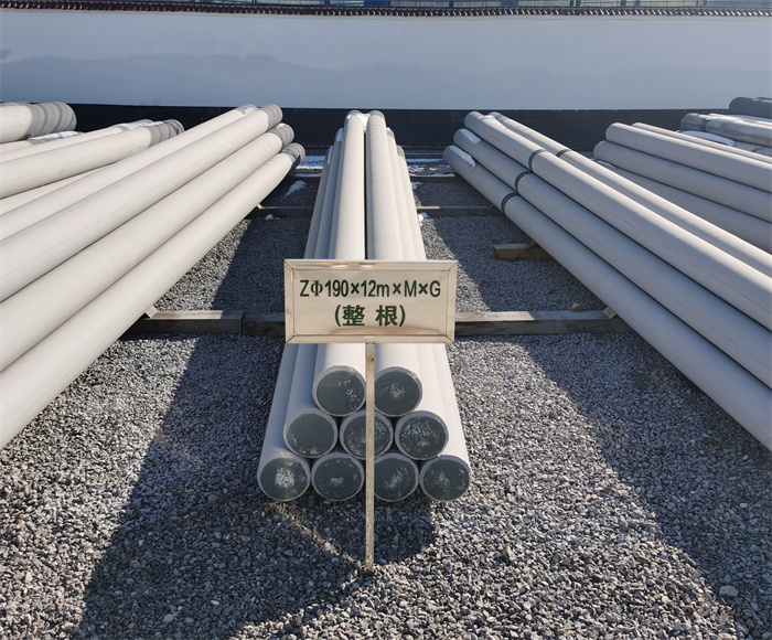 武川190×12米钢筋混凝土水泥电线杆